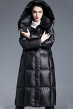 Casual Pocket Zipper White duck down Turndown Collar Outerwear(Down content 86%~90%)
