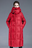 Casual Pocket Zipper White duck down Turndown Collar Outerwear(Down content 86%~90%)