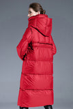 Casual Pocket Zipper White duck down Turndown Collar Outerwear(Down content 86%~90%)