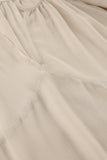 Sexy See-Through Ruffle V Neck A Line Dresses