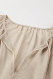 Sexy See-Through Ruffle V Neck A Line Dresses