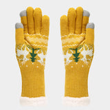 Christmas Reindeer Pattern Pattern Hat Scarf Gloves Set(6 Colors)