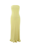 Sexy Stringy Selvedge Strapless One Step Skirt Dresses(3 Colors)