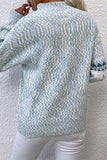 Casual Snowflakes Basic Half A Turtleneck Tops