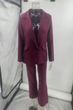 Casual Buttons Patchwork Turn-back Collar Long Sleeve Two Pieces(No interior design)(5 Colors)
