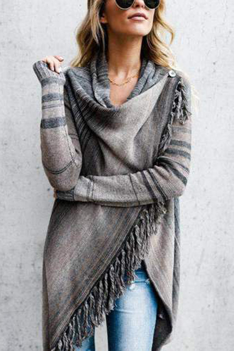 Florcoo Hooded Collar Tie-Dye Print Hoodie(3 Colors)