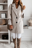 Florcoo Stylish Design With Pocket And Buttons Coat