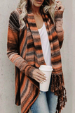Florcoo Striped Shawl Sweater 2 Styles