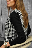 Florcoo Slim Plaid Jacket