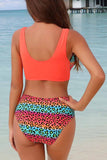 Florcoo Beach Sexy Printed Swimsuit
