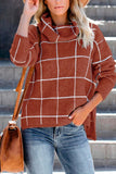 Florcoo Turtleneck Plaid Sweater（5 colors）