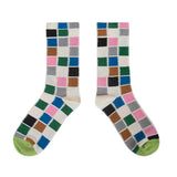 Florcoo Muiticolor Plaid Socks