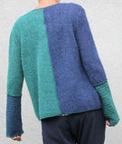 Florcoo Loose Stitching Knitted Sweater