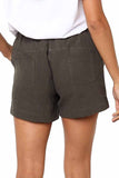 Florcoo Adjustable Waist Cotton Casual Shorts