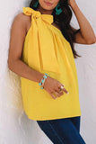 Fashion Sweet Solid Patchwork One Shoulder Tops(5 colors)