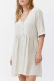 Fashion Casual Solid Split Joint V Neck Princess Dresses