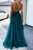 Sexy Solid Mesh Halter Cake Skirt Dresses