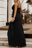 Sexy Solid Slit V Neck Boot Cut Jumpsuits(3 colors)