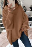 Fashion Solid Patchwork Turtleneck Sweaters(5 Colors)