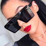 Fashion Casual Solid Patchwork Sunglasses