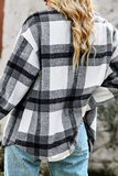 Casual Plaid Patchwork Turndown Collar Blouses(4 Colors)