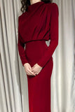 Fashion Elegant O Neck One Step Skirt Dresses(9 Colors)