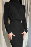 Fashion Elegant O Neck One Step Skirt Dresses(9 Colors)