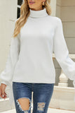 Casual Solid Frenulum O Neck Sweaters(5 colors)