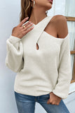 Fashion Solid Solid Color Halter Sweaters(4 colors)