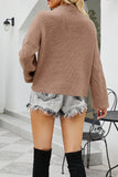 Solid Pullovers Half A Turtleneck Tops