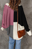 Fashion Casual Color Block Contrast Cardigans(8 Colors)