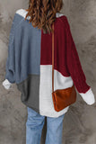 Fashion Casual Color Block Contrast Cardigans(8 Colors)