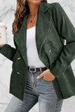 Solid Patchwork Turndown Collar Outerwear(10 Colors)