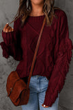 Sweet Elegant Solid Tassel O Neck Sweaters(8 Colors)