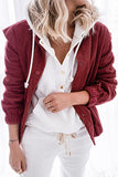 Casual Solid Patchwork Buckle Turndown Collar Outerwear(5 Colors)