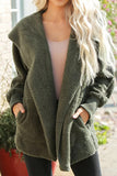 Casual Solid Solid Color Turndown Collar Outerwear