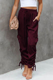 Casual Solid Color Loose Harlan Bottoms(3 Colors)