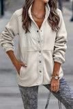 Casual Solid Patchwork Pocket Half A Turtleneck Outerwear(7 Colors)
