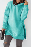 Casual Solid Solid Color Hooded Collar Tops