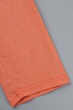 Fashion Vintage Solid Patchwork O Neck Long Sleeve Two Pieces(4 Colors)