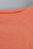 Fashion Vintage Solid Patchwork O Neck Long Sleeve Two Pieces(4 Colors)