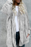 Work Solid Patchwork Cardigan Collar Outerwear(9 Colors)