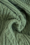 Casual Color Block Zipper O Neck Sweaters(4 Colors)