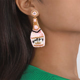 Casual Daily Patchwork Sequins Earrings