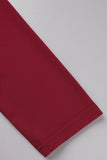 Elegant Solid Slit Fold V Neck Evening Dress Dresses(4 Colors)