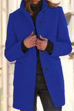 Casual Solid Mandarin Collar Outerwear(6 Colors)