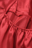 Sexy Elegant Solid Frenulum Solid Color V Neck Princess Dresses(3 Colors)