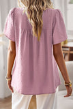 Casual Simplicity Solid O Neck Shirts(4 Colors)