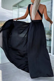 Casual Vacation Solid Frenulum V Neck A Line Dresses(4 Colors)