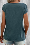 Casual Simplicity Solid V Neck T-Shirts(9 Colors)